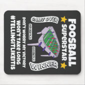 フォースボールのスーパースターの勝利には時間がかかる マウスパッド (正面)