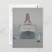 フォース川のQE2 ポストカード (正面/裏面)