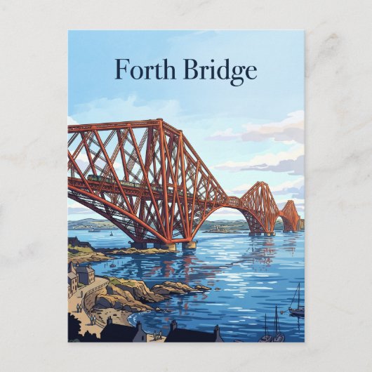 フォース橋 イギリス ポストカード (正面)