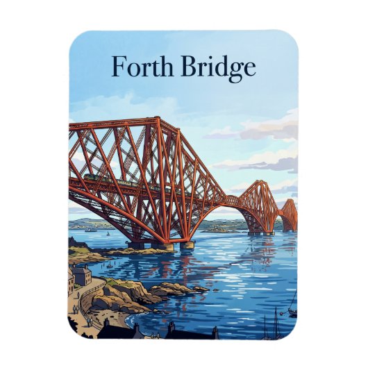 フォース橋 イギリス マグネット (縦)