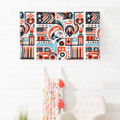 フォース・オブ・ジュライ・ジェネレーティブ・パターン 横断幕 (インサイチュ)