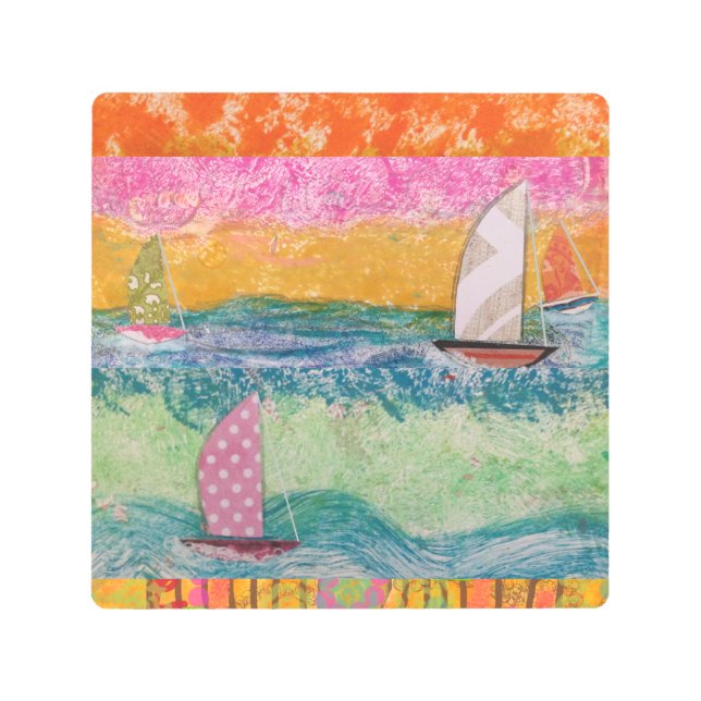 フォーセイボーツ抽象芸術 メタルプリント (正面)