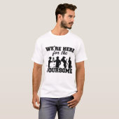 フォーソゴルフに来おもしろいた Tシャツ (正面フル)