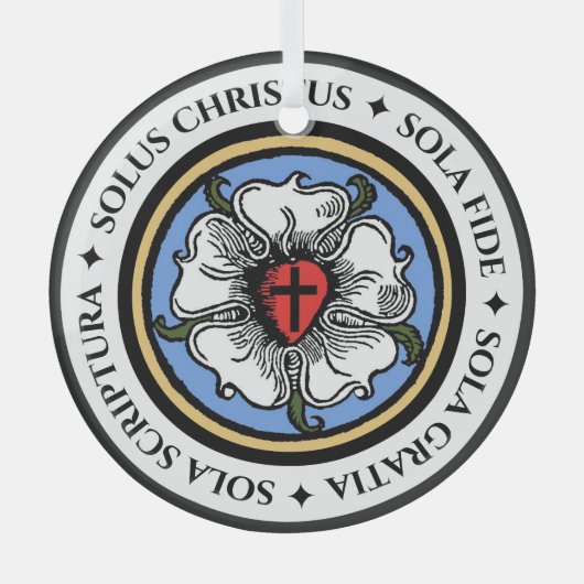 フォーソラス – ルーテル ガラスオーナメント (正面)