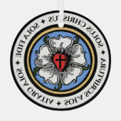 フォーソラス – ルーテル ガラスオーナメント (裏面)