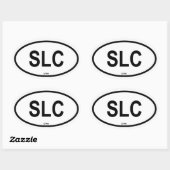 フォーソルトレイクシティ「SLC」 楕円形シール (シート)