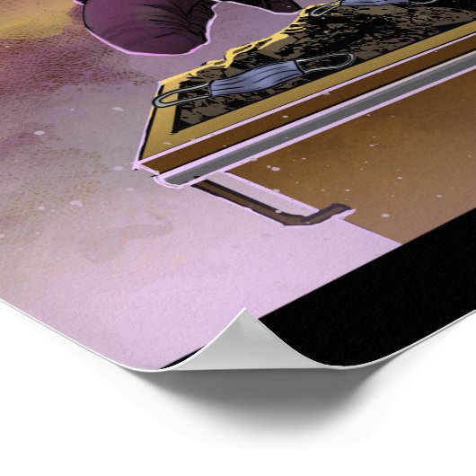 フォーチとバイデン氏・ビンのポスター ポスター (角)