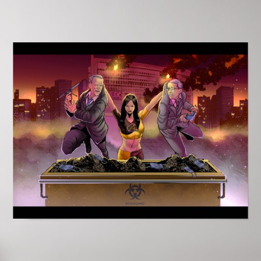 フォーチとバイデン氏・ビンのポスター ポスター (正面)