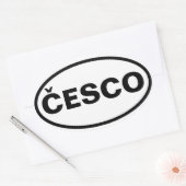 フォーチェスコ 楕円形シール (封筒)