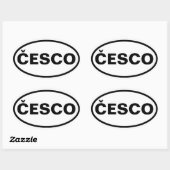 フォーチェスコ 楕円形シール (シート)