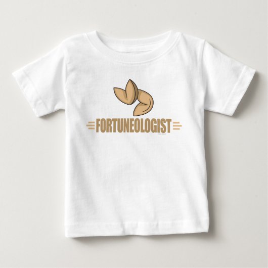 フォーチュンおもしろいクッキー愛好家 ベビーTシャツ (正面)