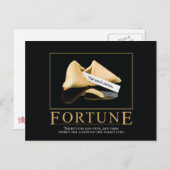 フォーチュンやる気を起こさせるパロディーポストカード ポストカード (正面/裏面)