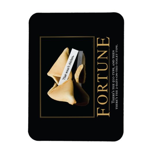 フォーチュンやる気を起こさせるパロディ磁石 マグネット (縦)