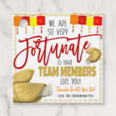 フォーチュンクッキーありがとうギフトラベル フェイバータグ (正面)