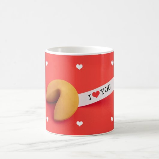 フォーチュンクッキーが大好き コーヒーマグカップ (中央)