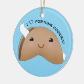 フォーチュンクッキーが大好き セラミックオーナメント (左)