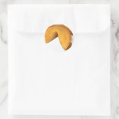 フォーチュンクッキーのシール ラウンドシール (バッグ)