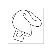 フォーチュンクッキーアートスタンプ ラバースタンプ (インプリント)