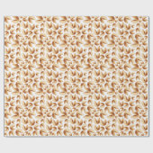 フォーチュンクッキーパターン ラッピングペーパー (フラット)