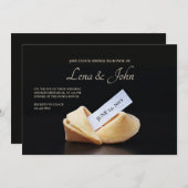 フォーチュンクッキーリハーサルディナー 招待状 (正面/裏面)