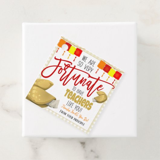 フォーチュンクッキー先生サンキューギフトラベル フェイバータグ (インサイチュ)