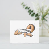 フォーチュンクッキー - あなたはゲイです ポストカード (スタンド正面)