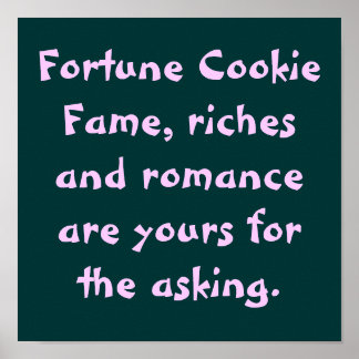 フォーチュンクッキー ポスター