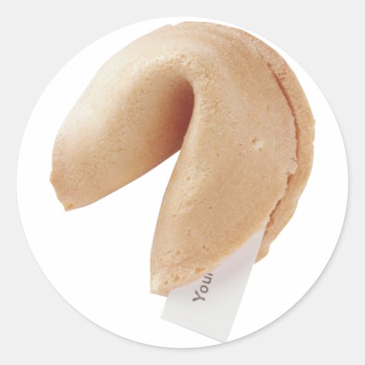 フォーチュンクッキー ラウンドシール (正面)