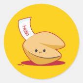 フォーチュンクッキー ラウンドシール (正面)