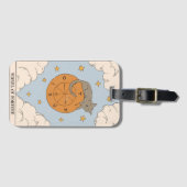 フォーチュンタロットカーモダンド専攻のアルカナ ラゲッジタグ (正面横)