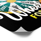 フォーチュンファーザーズデイのユーモアTee Daddy Fatherおもしろい ポスター (角)