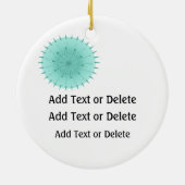 フォーチュン中国のクッキー – SRF セラミックオーナメント (裏面)