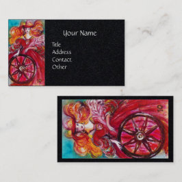 フォーチュン失ったブラックのシャドーホイールのタロット 名刺