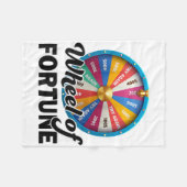 フォーチュン服の車輪ファーザー砦の日輪 フリースブランケット (正面(横))