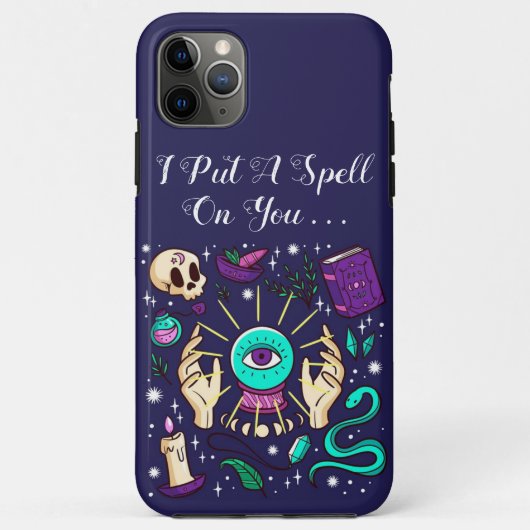 フォーチュン·テラー·ミスティック私はあなたに呪文をかけた紫 Case-Mate iPhoneケース (裏面)