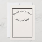 フォーティへようこそ!40歳の誕生日おめでとう! (裏面)