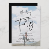 フォーティフォト 招待状 (正面/裏面)