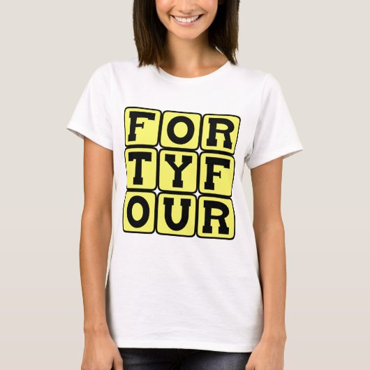 フォーティフォー、ナンバー44 Tシャツ (正面)