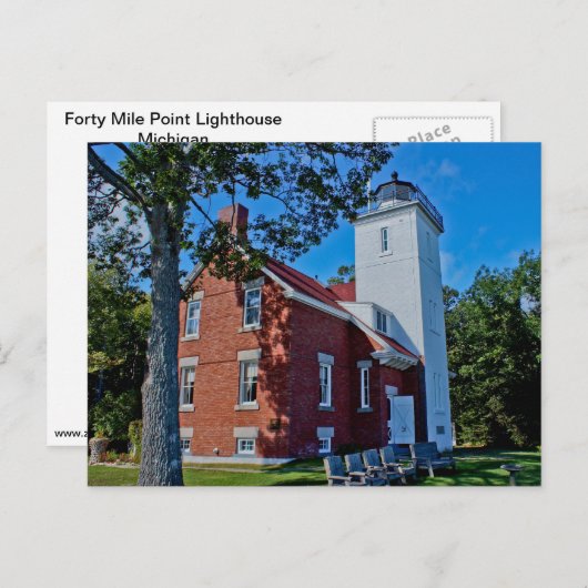 フォーティマイルポイントライトハウス ポストカード (正面/裏面)