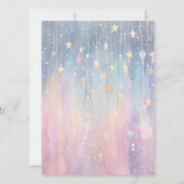 フォーティーアンドファブルースバースデーパーティー招待状グラマラス 招待状 (裏面)