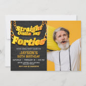 フォーティーズから直接写真付き 招待状 (正面)