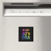 フォーティーズの私 クールな40歳の誕生日 楽しい40代 女性 マグネット (インサイチュ (食洗機))