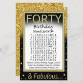 フォーティ誕生日語検索ゲーム (正面/裏面)