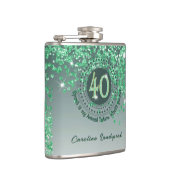 フォーティ&グリーングリッター&ドリンク引用文 フラスク (右)