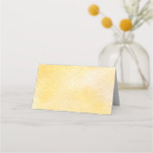 フォーティ&ファンタスティック誕生日イエロー&レッドデイリリー プレイスカード (裏面)