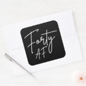 フォーティAF I -誕生日ギフト スクエアシール (封筒)
