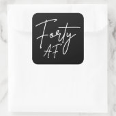 フォーティAF I -誕生日ギフト スクエアシール (バッグ)
