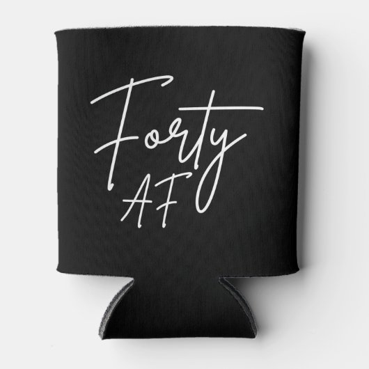 フォーティAF I -誕生日ギフト 缶クーラー (正面)