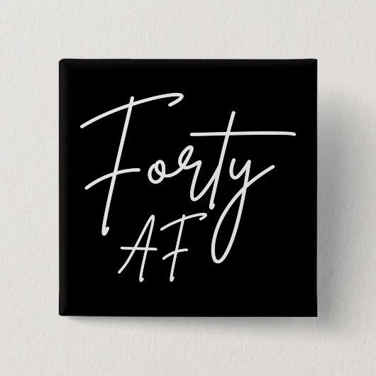 フォーティAF I -誕生日ギフト 缶バッジ (正面)