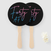 フォーティAF II -誕生日ギフト ハンドファン (正面&裏面)